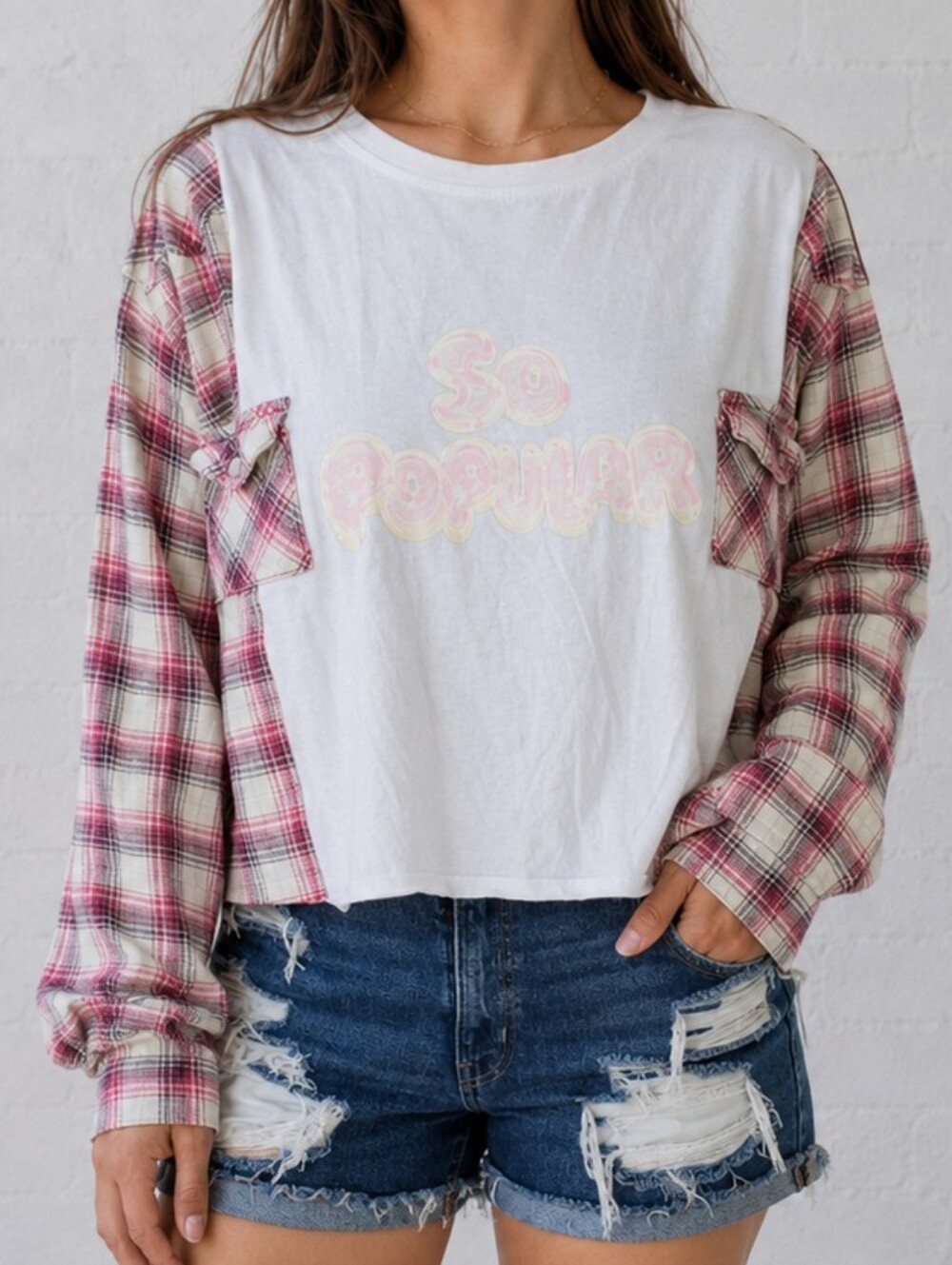 Upcycled- Afterglow Kiss Tee
